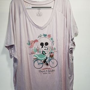 Disney Minnie Mouse Epcot Flower Garden Bike Shirt
